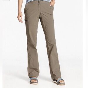 NWT LL Bean Women's Water-Repellent Comfort Trail Pants Straight-Leg Size 12